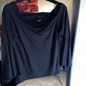 Off the Shoulder Flutter Sleeve